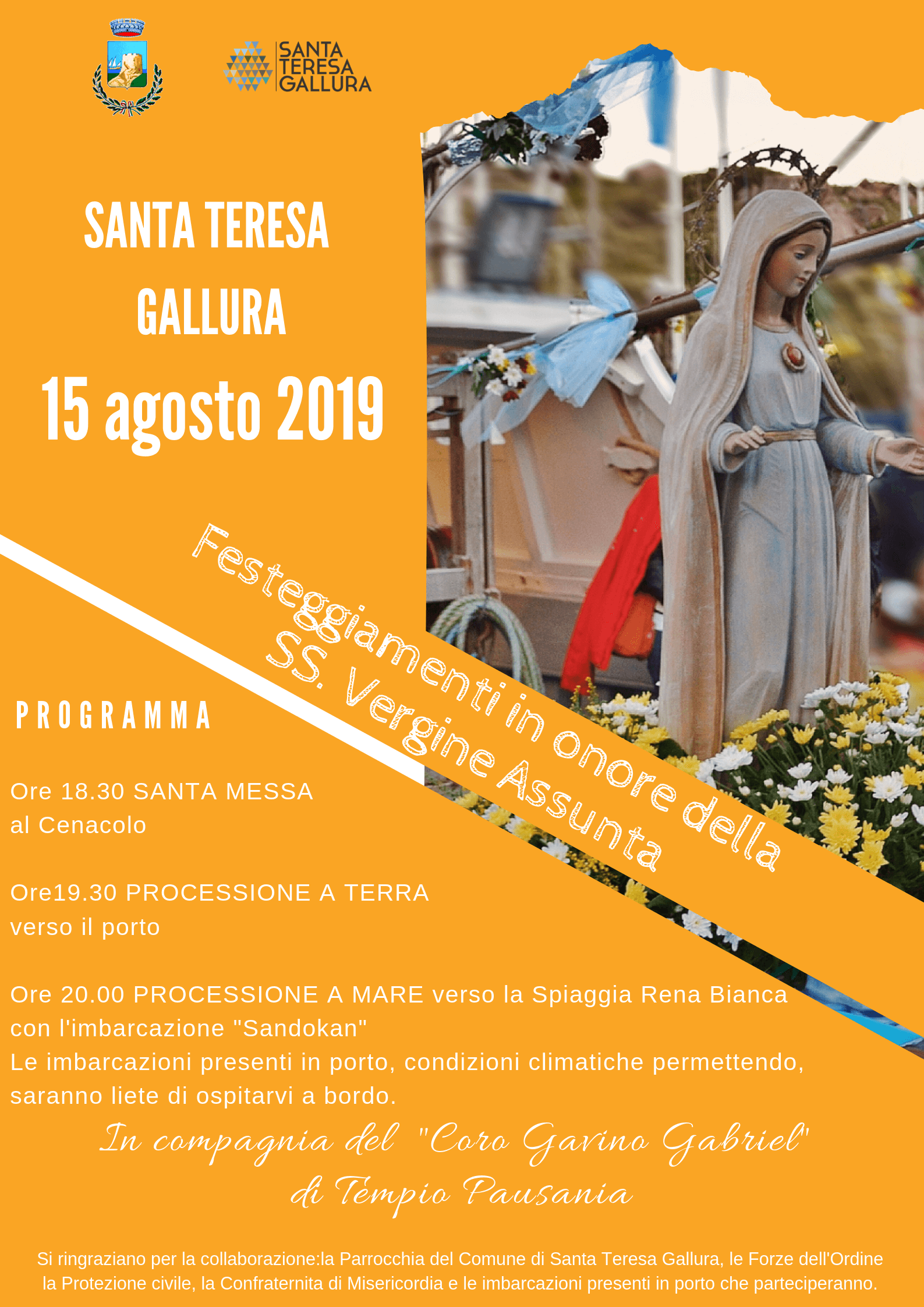 Processione per l'assunta 2019